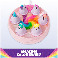 Hatchimals Alive Rainbow Hatchery includes wings and accessories for pretend play scenarios.