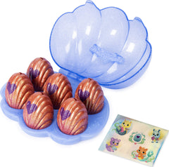 Hatchimals CollEGGtibles Mermal Magic Violet Shell Case for on-the-go hatch adventures.