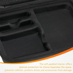 HAVANSIDY Hoverair X1 case features inner pockets for accessories.