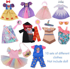 Haveahug swimsuit set for 14-inch dolls ready for poolside fun