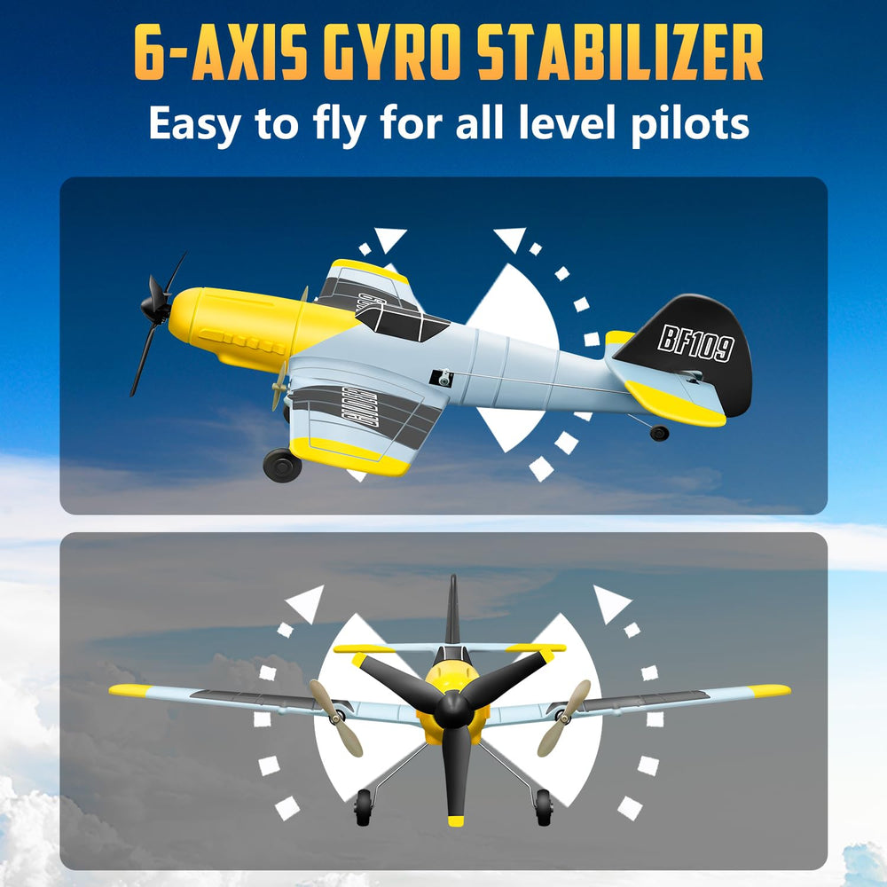 HAWK'S WORK BF109 durable EPP foam airframe for outdoor flights.