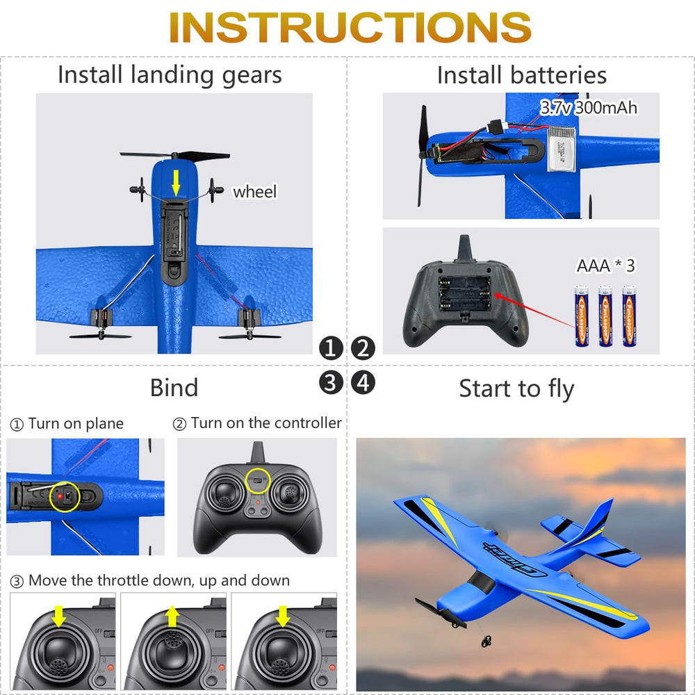 HAWK'S WORK beginner-learning-with-rc-plane portrays a family-friendly hobby and steady progress.