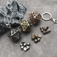 Haxtec brass hollow dice cage adds vintage charm and secure storage