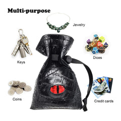 Haxtec dragon dice bag dimensions shown for 3.93 by 5.5 inches