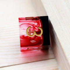 Haxtec Soul Series DND dice showcase handcrafted resin artistry.