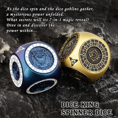 Haxtec Spinner Dice 7-in-1 aarakocra side adds thematic variety to sessions.