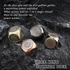 Haxtec 7-in-1 dice set covering D4 to D20 for versatility.