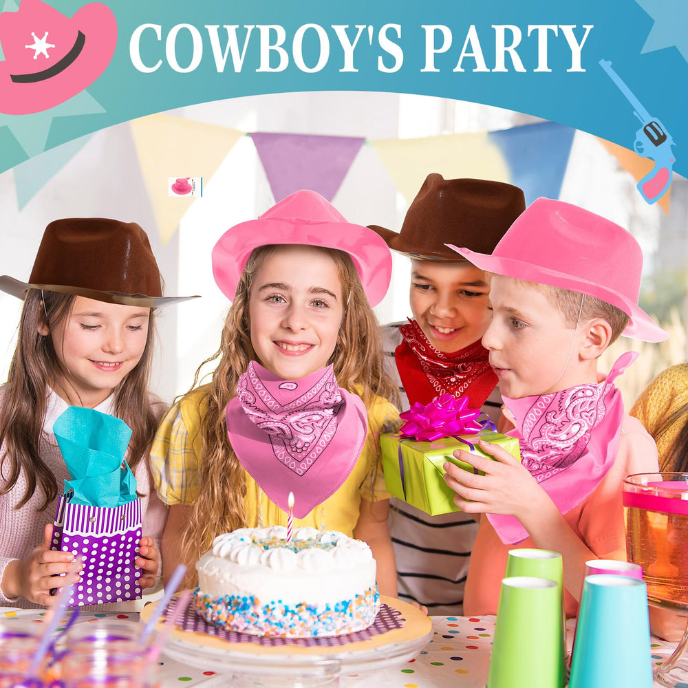 Haysandy cowboy party props set for photos and decor.