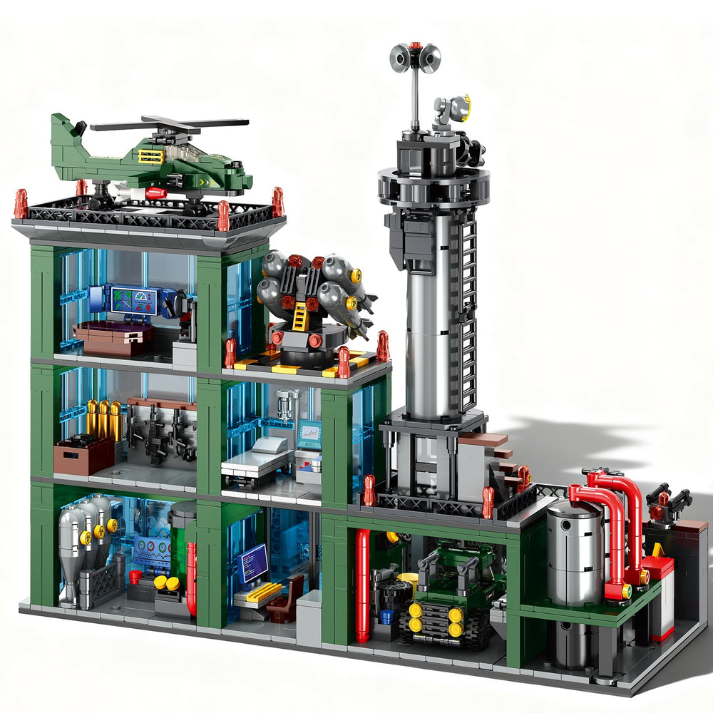 HAYXUN command center and tower module enhances realistic military diorama building