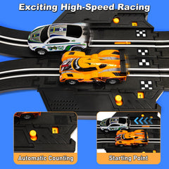 HAYXUN dual controllers allow simultaneous racing and overtakes with precise trigger control