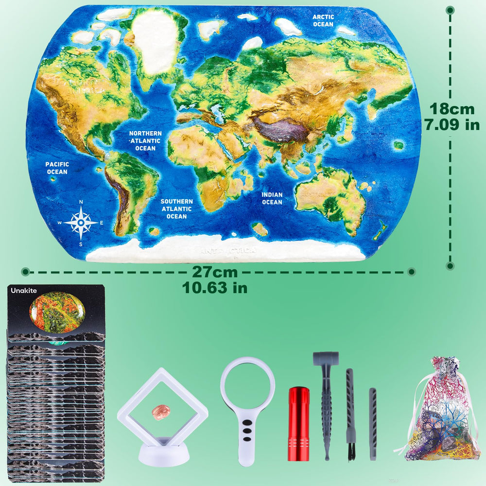 HAYXUN Educational Info Cards with gemstone details.