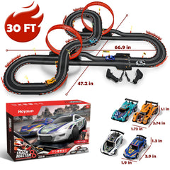 Hayxun gift-ready slot car set ideal for birthdays and holidays.