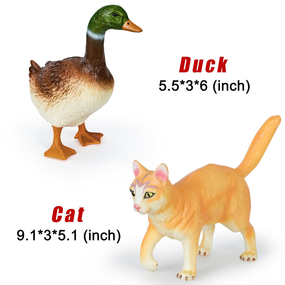 Hazibao soft jumbo farm duck for splashy bath-time play and storytelling