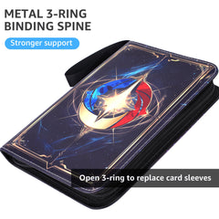 HBK Lorcana Binder versatile for various card sizes beyond Lorcana collections.