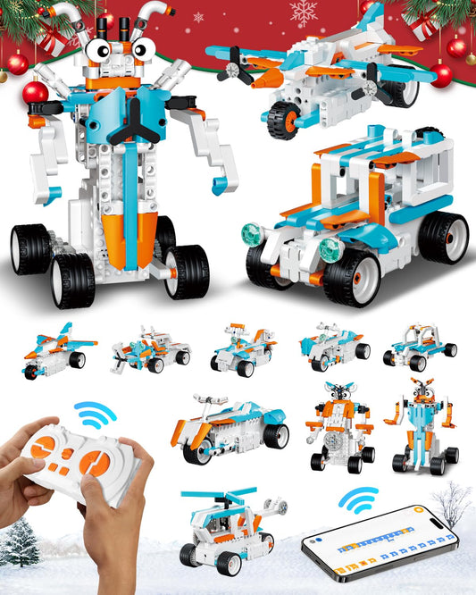 HBUDS robot-building-blocks ready for assembly to spark hands-on STEM exploration.