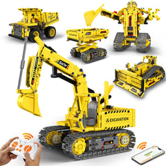 HBUDS robot building kit 555 pcs packaging shows organized components for hands-on learning.