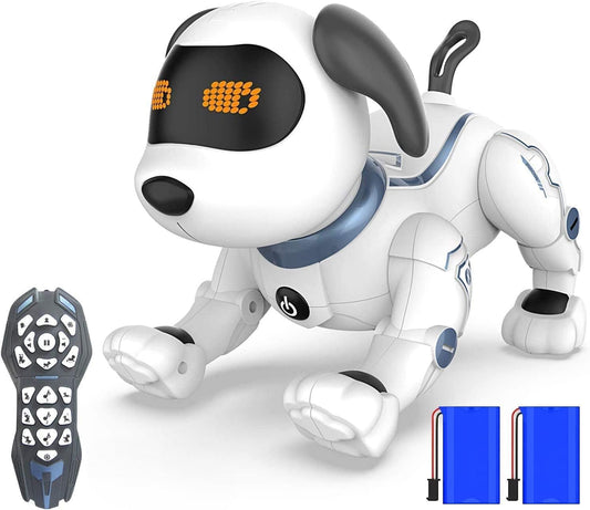 HBUDS robot dog front view ready for playtime and learning.