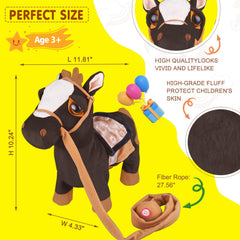 HCdoujoy battery-operated pony toy easy to use during parties and gifts
