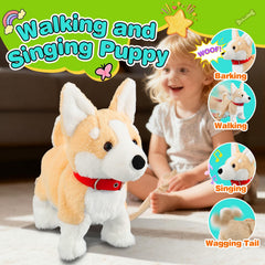 HCdoujoy Corgi dancing toy performing for lively storytelling moments.