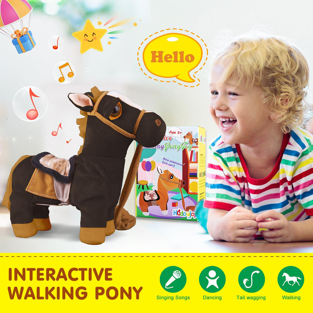 HCdoujoy pony dancing and singing for imaginative storytelling and fun