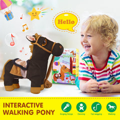 HCdoujoy pony dancing and singing for imaginative storytelling and fun