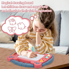 HCFJEH magnetic drawing board blue pen with string for easy keeping