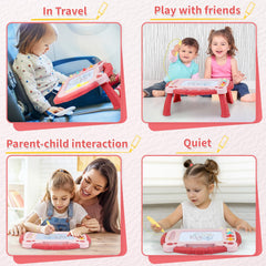 HCFJEH magnetic drawing board adjustable legs for angled drawing positions