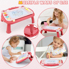 HCFJEH magnetic drawing board pen with strap prevents loss during play