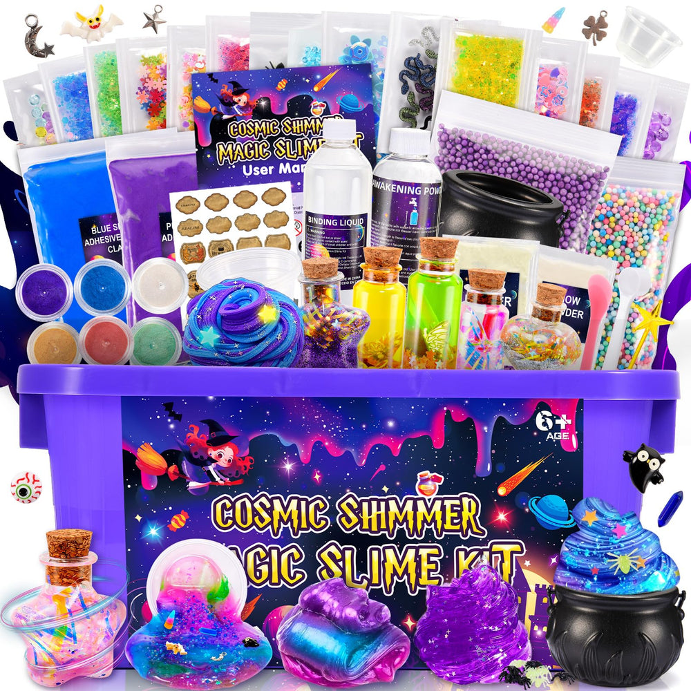 HCHILDHOOD Galaxy Base slime for space-themed texture play.