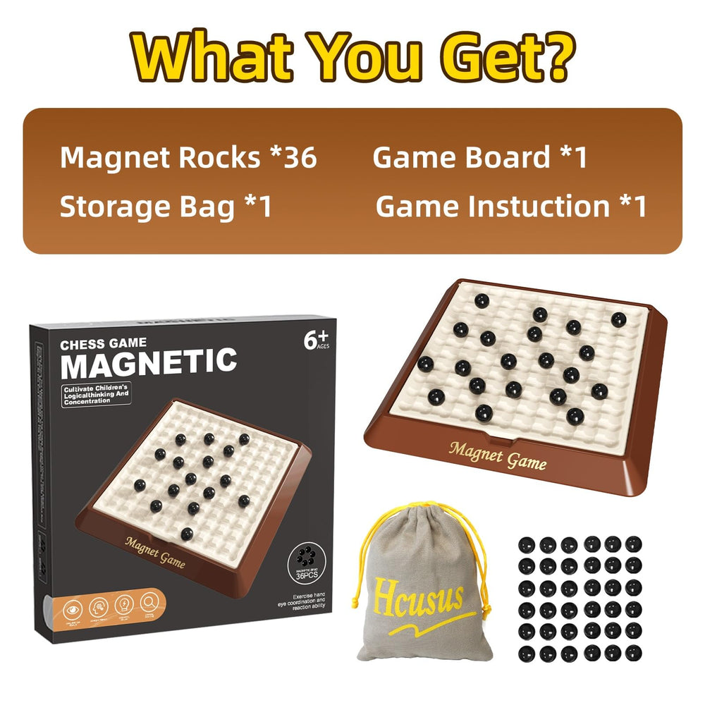 Hcusus Durable magnetic board supports repeated family game sessions