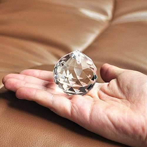 HDCRYSTALGIFTS 40mm crystal ball prism sun catcher in window