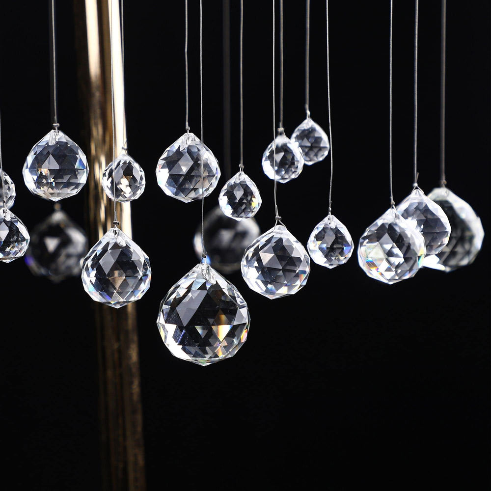 HDCRYSTALGIFTS 40mm crystal ball prism window display with refracted light