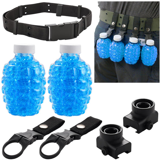 HDRASON Orby bottle hopper enabling quick reloads during gel battles.