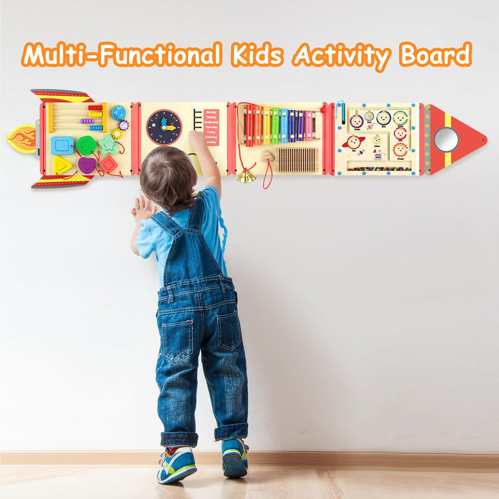 Hdsahdok montessori sensory board decor brightening nurseries with learning potential