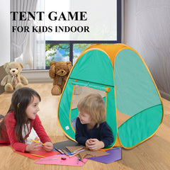 HDUAWHE pop-up tent folded storage demonstrates easy packing into a compact bag