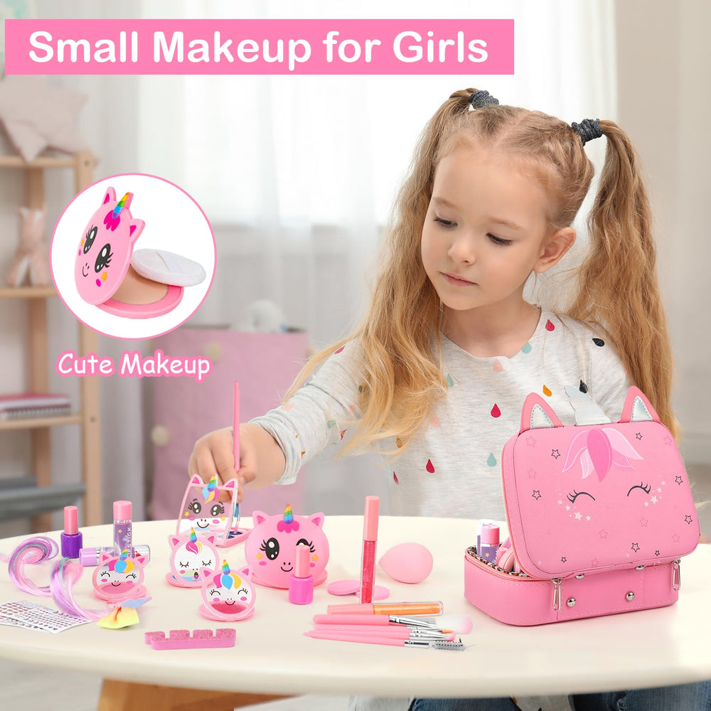 Heaning makeup kit lipsticks offering vibrant shades for pretend beauty moments