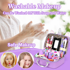Heaning nail art accessories in pink and purple for pretend manicures