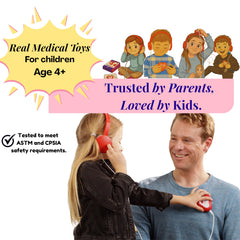 Heartbeats educational toy supports role-play for aspiring nurses and doctors.