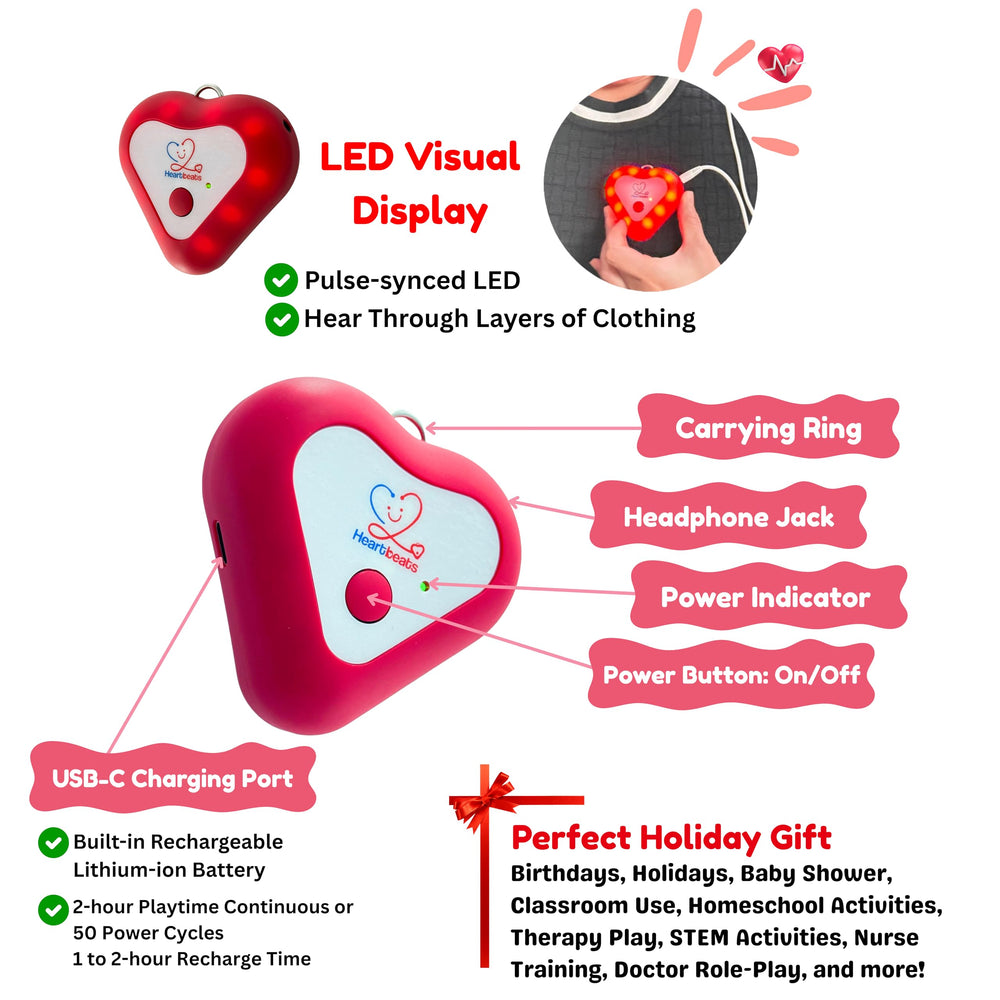 Heartbeats stethoscope kit designed for kids aged 4+ to spark curiosity.