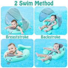 HECCEI Mambobaby Float adjustable back buckle secures a snug fit.