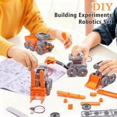 Hechify DIY stem robot building session promotes teamwork and problem-solving