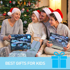 Hechify STEM 6-in-1 robot kit robot figures, inviting imaginative play and hands-on exploration.