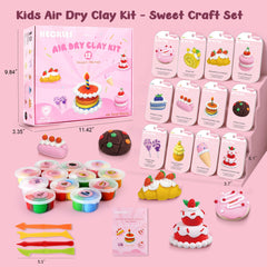 HECKLES Air Dry Clay Kit gift-ready set for budding bakers