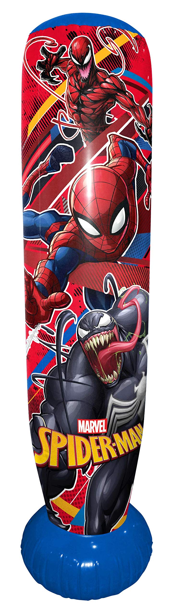 Hedstrom Marvel Spider-Man 60-inch Bop Bag front view for active, high-energy play.