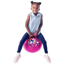 Colorful Minnie Mouse hopper designs offer bright visuals during play
