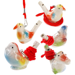 Hedume porcelain bird whistles are non-toxic and safe for water play.