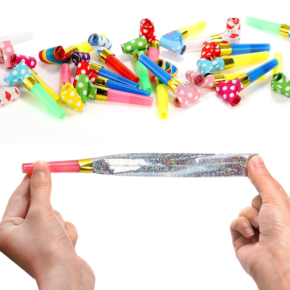 Hedume birthday noisemaker made of durable plastic for reusable fun