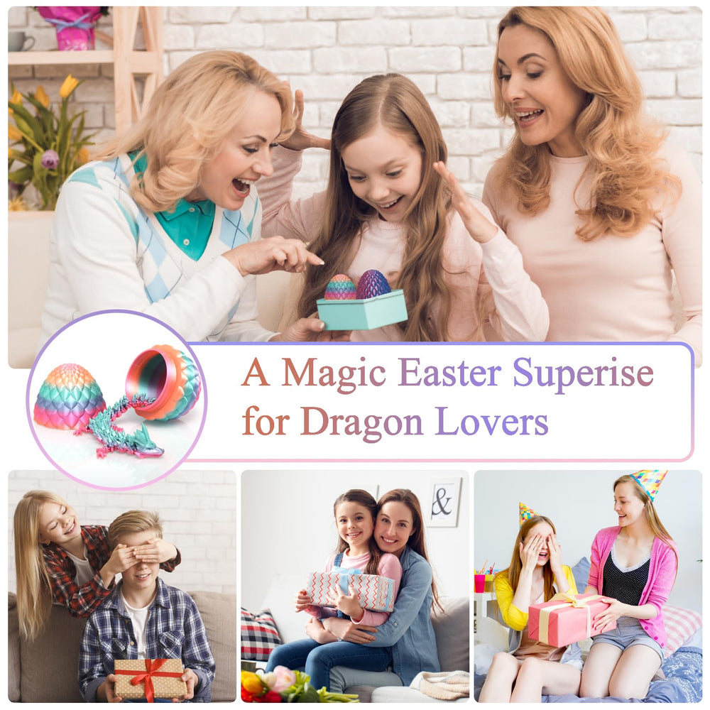 HEFANDAISHU jumbo dragon egg centerpiece for standout holiday display