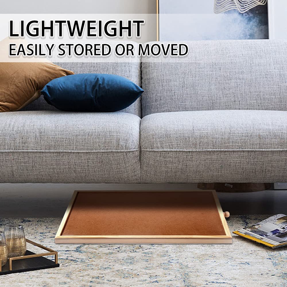 hehimhis puzzle board with storage drawers helps keep pieces organized