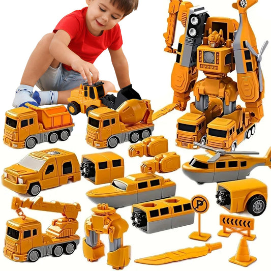 hehred magnetic transform car set packaging for playful learning